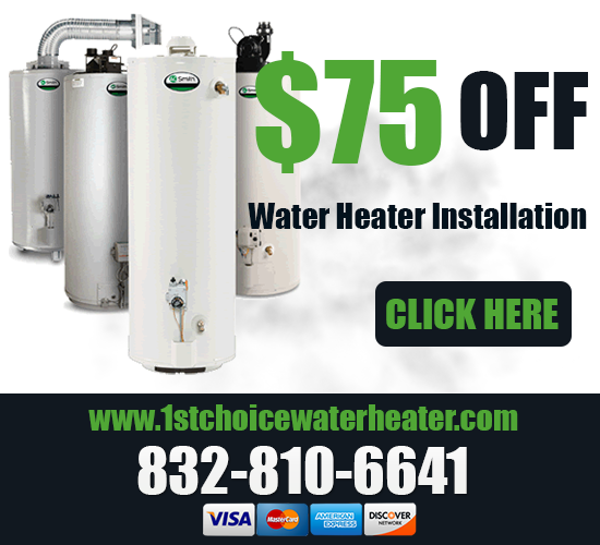 1st Choice Water Heater Coupon